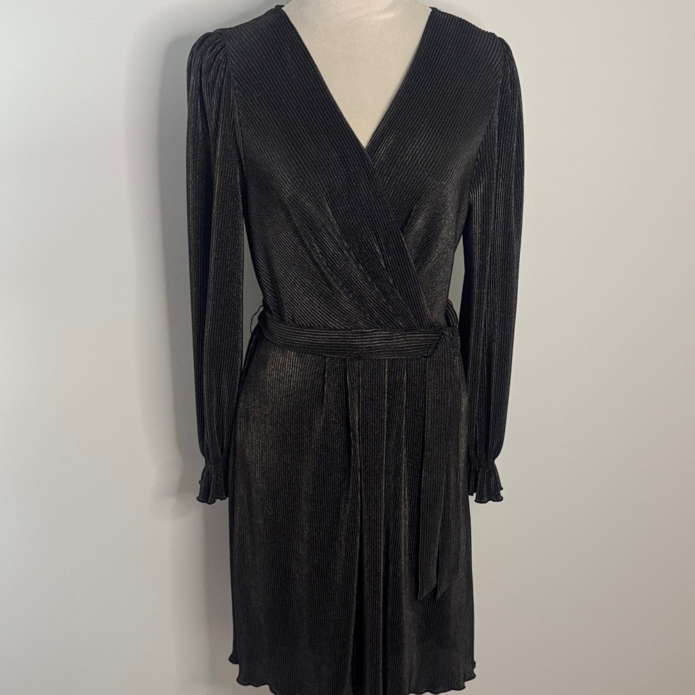 Chenault Shimmering Black Dress